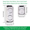 10-Piece Magnetic Tray Holder (3.6" x 2.4" / 5.9" x