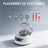LACHOI Lab Mini Centrifuge Machine LCD 100-12000RPM 99mins Timer 7245×g