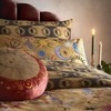 Furn. Ethereal Star Reversible Duvet Cover Set - Gold Rust
