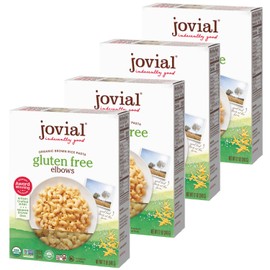 Jovial 100% Organic Gluten Free Brown Rice Pasta, Elbows, 4 Count