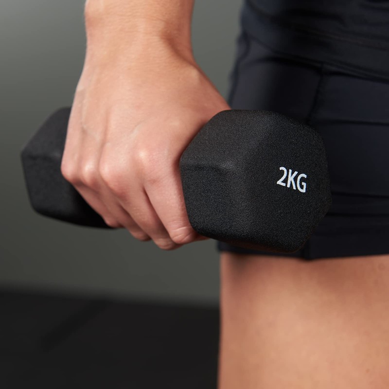 Mirafit Soft Touch Mini Hex Dumbbells - 2 x 0.5kg