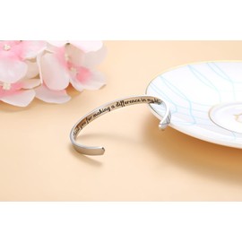 Teacher Gifts for Women - Thank You Teacher Gifts for Teacher, Teacher Appreciation Bracelet Gifts Birthday Gift Christmas Gifts for Teacher from Students | Gift for Teacher, Teach Love Inspire