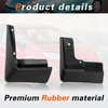 Hbzxqp 2010 Prius Mud Flaps Mud Guards Compatible with Toyota
