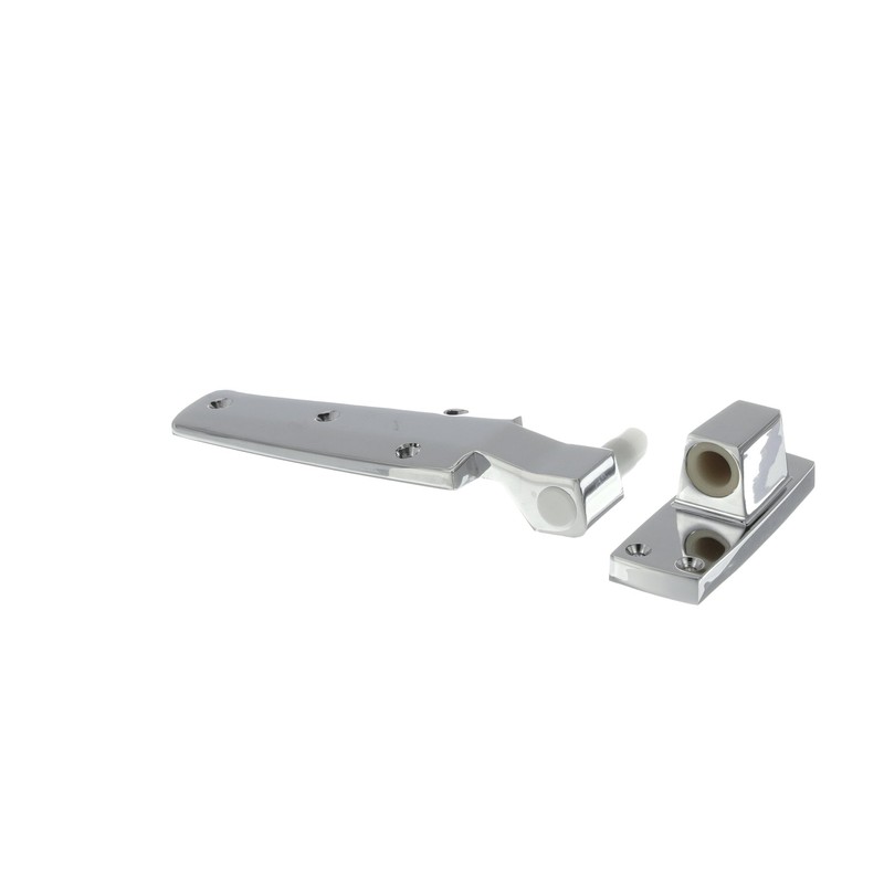 1-7/8" Offset Polished Chrome Cam-Rise Lift-Off Walk-in Door Hinge -