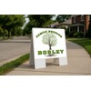BOSLEY FAMILY REUNION GR TREE Folding Coroplast A-Frame with Double-Sided
