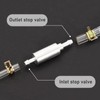 LUODAKA Brake Bleeder Hose, One Way Check Valve Tube Bleeding
