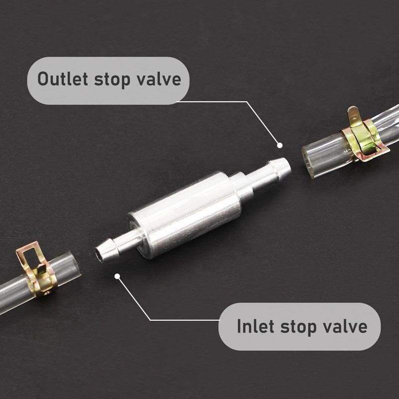 LUODAKA Brake Bleeder Hose, One Way Check Valve Tube Bleeding