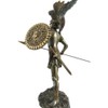 Athena Greek Goddess Bronzed Statue Sculpture Minerva