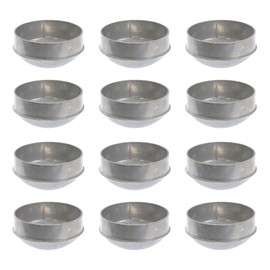 Chain Link Fence 2 1/2" (2 3/8" OD) Round Dome External Post Caps | Die Cast Aluminum Caps | Chain Link Caps | (Pack of 12)