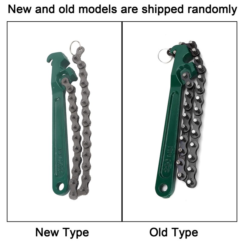Hlyjoon Car Repair Tools 9 Inch Chain Oil Filter Key