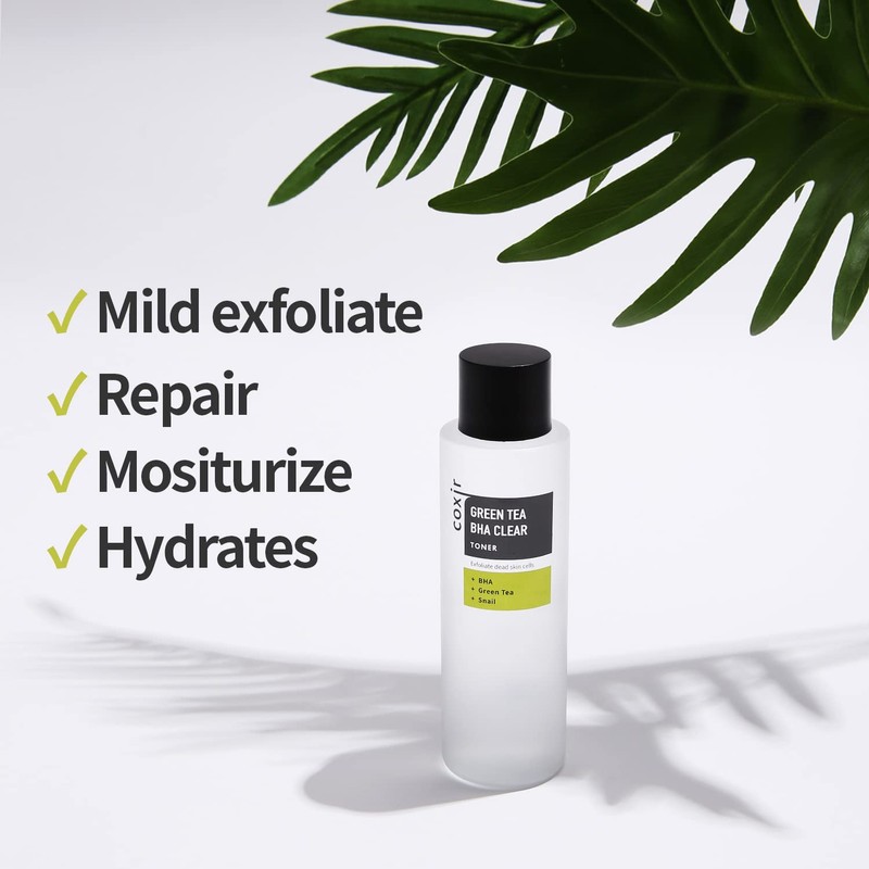 COXIR Green Tea BHA Toner (150 ml, 5.07 fl.oz.) |