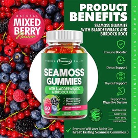 "Bladder & Burdock Root Supplement Gummies – Natural Mixed Berry Flavor, Supports Urinary Health, Detox, and Overall Wellness, Daily Dietary Supplement"