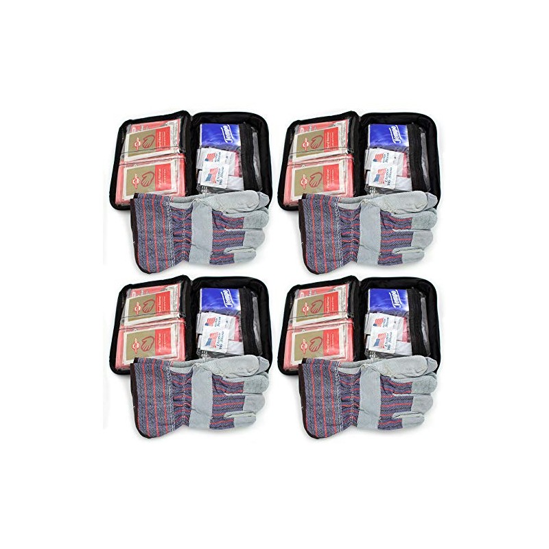 Emergency Zone Basic Roadside Assistant Car Emergency Kit. 4 Pack