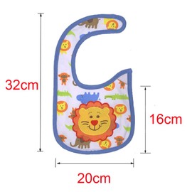 Yafane Baby Bibs Waterproof Layer Absorbent Bandana Drool Bibs Cotton for Infant Toddler 3-24 Months 10 Packs