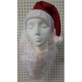Jacobson Hat Company Felt Santa Hat with Beard