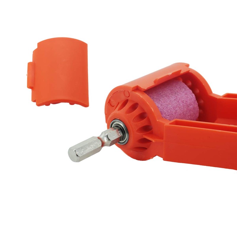 DEVMO Portable Drill Bit Sharpener Corundum Grinding Wheel Tool for