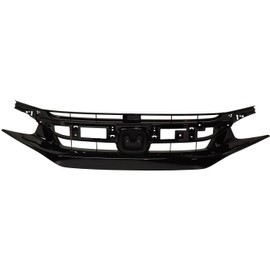 CarPartsDepot Front Bumper Grille Grill Compatible With 2019-2021 Honda Civic Coupe/Sedan HO1200242 71121TBAA61