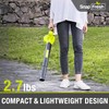 SnapFresh Cordless Leaf Blower - 20V Electric Leaf Blower 130