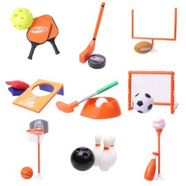 Nerf Mini Sports Gift Set, Surprise Tabletop Game and Gummies, Desk Accessories, Sport May Vary