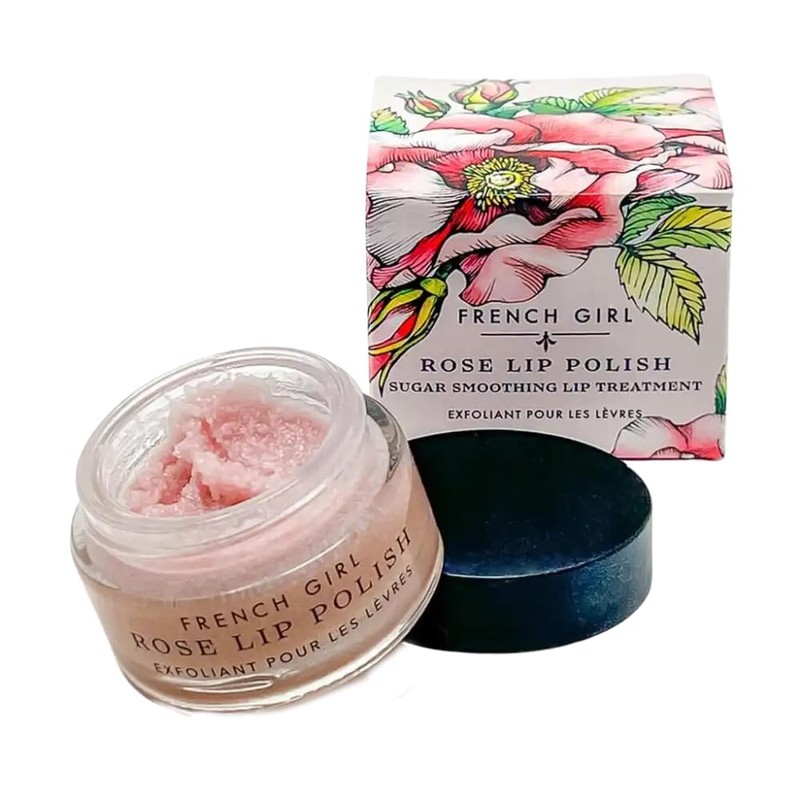 French Girl Rose Lip Scrub - Organic Sugar Scrub For