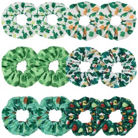 12PCS Hair Ties Hair Scrunchies (Color B)