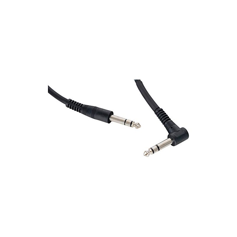 Pronomic INSTS-A-3 Stereo Jack Cable with Angled Plug - Plug: