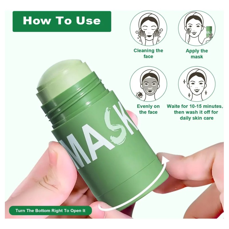 Ab Mascarilla En Barra De Té Verde, Máscara De Limpieza