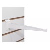 EXH Mensula Gancho Panel Ranurado Exhibipanel Blister 30cms 30pz