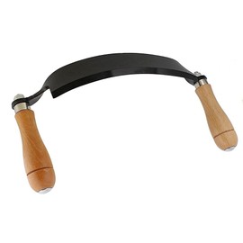 TopHomer 8" Draw Razor Curved Woodworking Bark Peeler Debarking Tool for Carpenters, Woodworkers and Gardeners