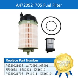 A4720921705 Fuel Filter Replace for A4720921405 A4720921405001 WF10678 P582831 KX46910 A4720921705 FK11011 KX46910 Compatible with 2020+ Newer DD13 DD15 DD16 Detroit Diesel Engine(pack of 3)
