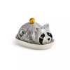 Potter's Studio Raccoon with Acorn Butter Dish