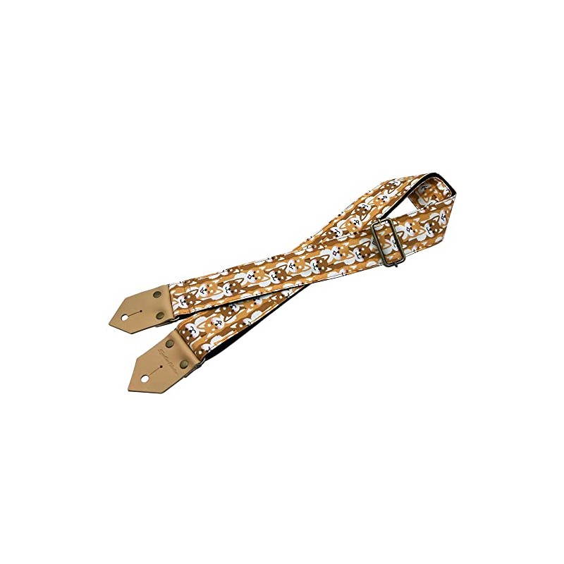 Spice Note ES-PP50SB/BRN Spice Notes Guitar Strap Printing Fablic Series