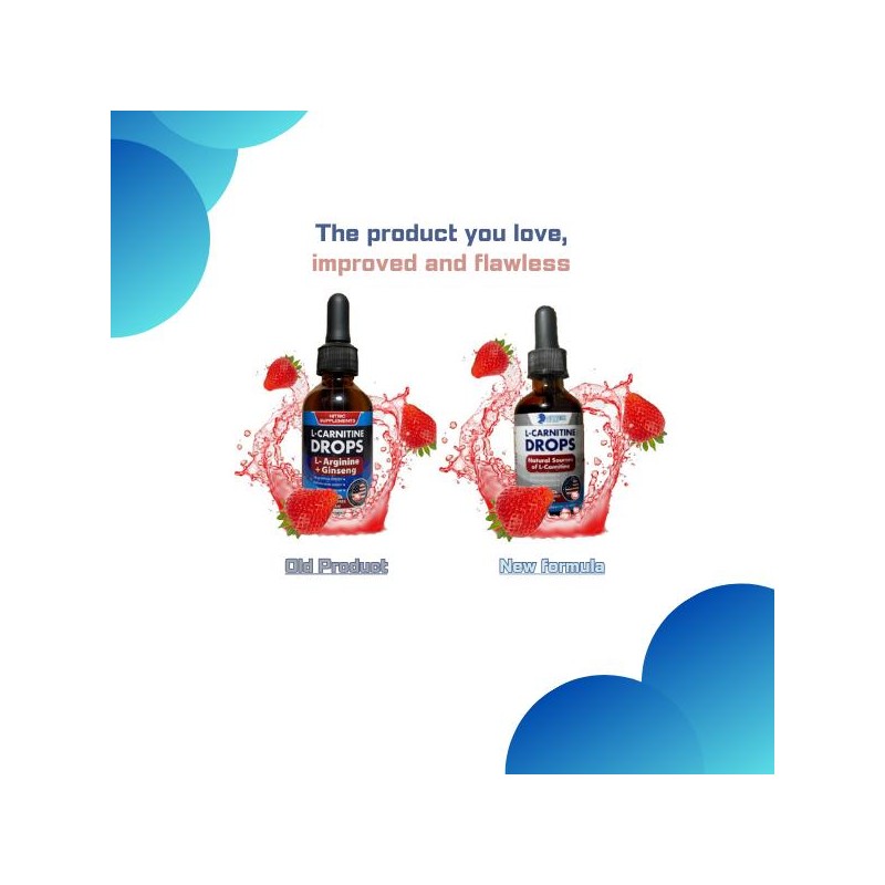 Natural Liquid L-Carnitine Nitric Supplements for Blood Circulation - Vitamins