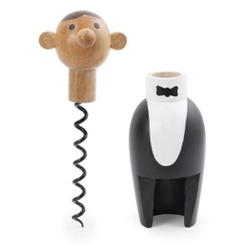 Kikkerland Day of the Dead - Sacacorchos, A tu servicio, Multicolor, 1