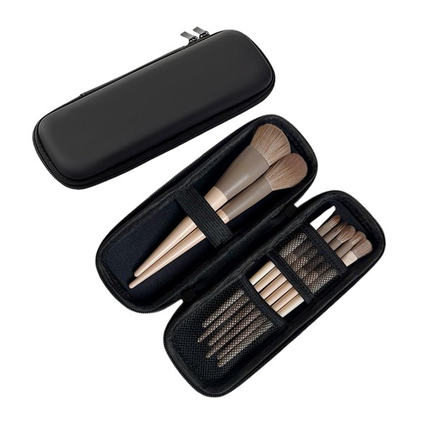 aninako Makeup Brush Storage Case, Portable Makeup Brush Pouch, For