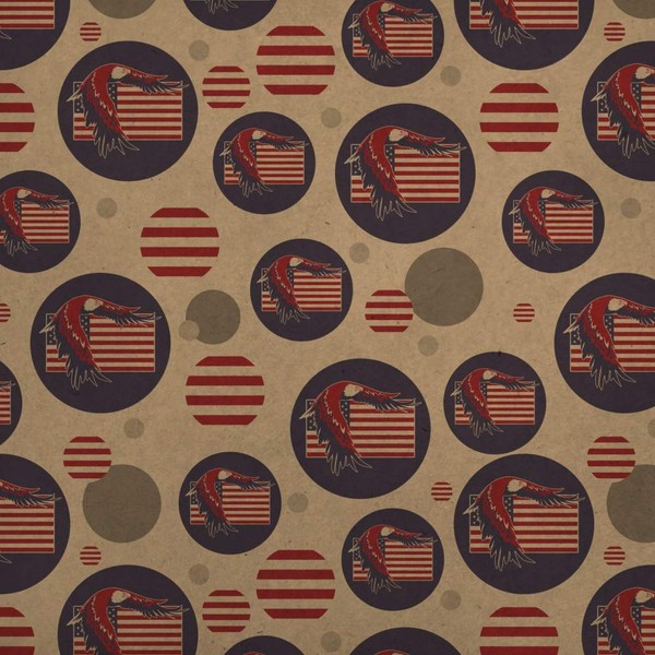 GRAPHICS & MORE Patriotic Red White And Blue American Bald