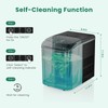 Countertop Ice Maker Machine, Basket and Handle, 9 Cubes in