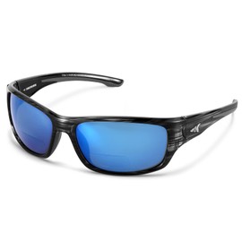 KastKing Ellijay Bifocal Polarized Sunglasses, Bi-Focal x1.5 x2.0 x2.5 Magnifications, Wrap Sport Reader Sunglasses