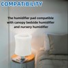 Humidifier Filter Pad Replacement Filter Wicks Compatible with Canopy Bedside