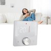 Smart Digital Thermostat 5A AC 95‑240V IP20 White Adjustable Backlight