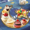 Vmxlso Ramadan Tray, Ramadan Plate, Ramadan Crockery Moon and Star