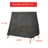 Kasla Outdoor Swing Cover for A Frame Patio Swing, 89"L×50"W×77"H