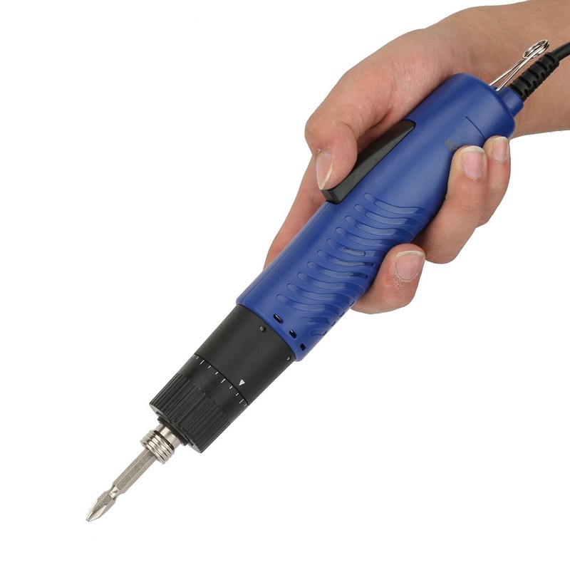 1/4" Handheld Straight Shank Electric Screwdriver Adjustable Torque