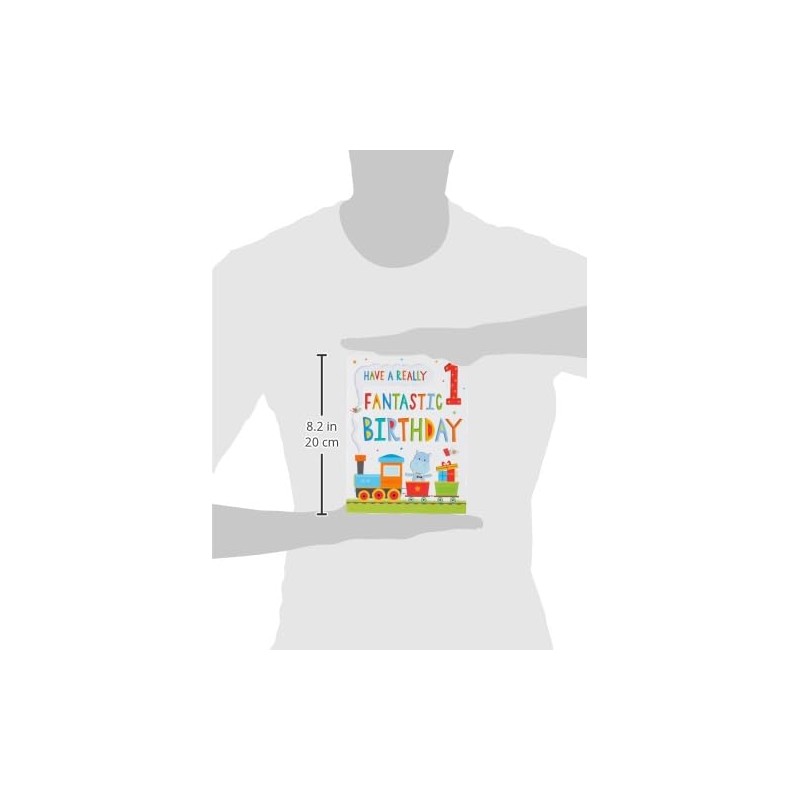 Regal Publishing Birthday Card for Age 1 Boy - 8