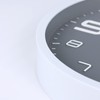 Lafocuse 3D Large Numbers Grey Wall Clock Silent Modern Wall