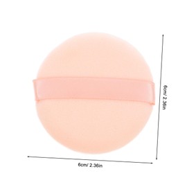 Mikinona 16pcs Cotton Makeup Puff for Loose Powder and Setting Velour Face Applicators for Women Smooth Touch and Even Application Makeup Tool for Daily Use