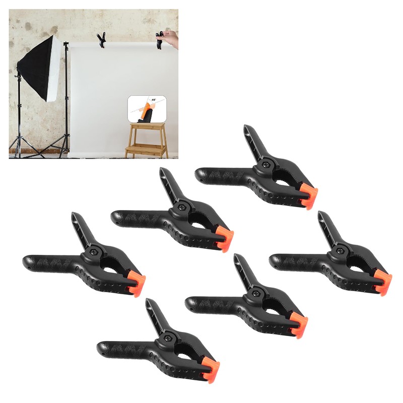 10Pcs 4.5 Inch Spring Clamps Heavy Duty Background Clamp for