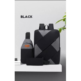 BOSSCO Mochila Antirrobo Negocio Carga Usb Escolar Laptop Casual 3p