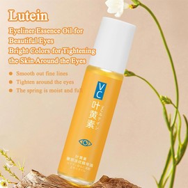 3 Stück Lutein Eye Essence Oil,Lutein-Augenfältchen-Essenzöl,Vc Lutein Augenserum mit Augencremestift,Reduziert Dunkle Ringe,Feine Linien,Fältchen und Müdigkeit