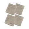 [aso] Hand Towel, Imabari Towel, Set of 4, Medium Thick,